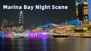 Marina Bay Night Scene