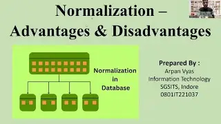 Normalization | Advantages and Disadvantages | By :- Arpan Vyas