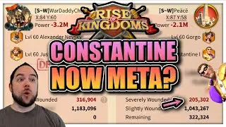 Gorgo Constantine is Slaying [is he actually META?] Rise of Kingdoms