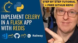 Celery with Redis in a Flask Web App deployed on Railway