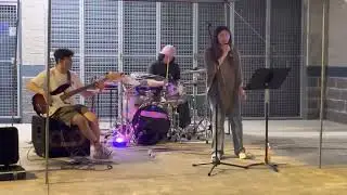 Spotlights In Space performing staying alive