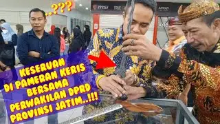 Keseruan di Pameran Keris Surabaya 2022. Ketika melihat KERIS langsung dari dekat...