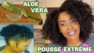 Comment préparer le Gel d'aloe vera de A à Z pour une POUSSE EXTRÊME  + Mes Cheveux Après 4 Semaines