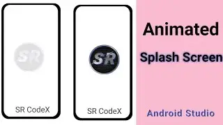 Animated Splash Screen in Android Studio || Welcome Screen in Android Studio with Animations ||