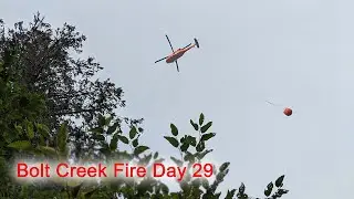 Bolt Creek Fire Helicopter Support - Day 29 - Eagle Falls