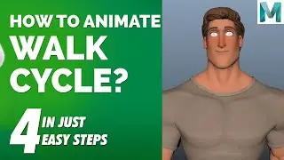 How to Create Walk Cycle in 4 Easy Steps | Become an Animator | Animation Tutorial | Animation Class