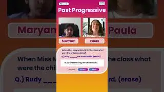 Best Grammar Geek of the Week Award Goes to Maryam for Her Superb Skills! #Grammar #PastProgressive