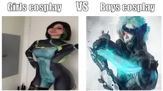 Girls cosplay vs Boys cosplay  (Metal Gear Rising)