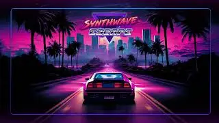 Synthwave Escape - 1.5 Hour Continuous Mix [Synthwave] [Chillwave] [Cyber Beats] 4K