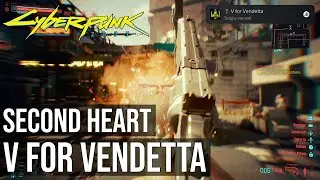V for Vendetta Trophy (Kill The Enemy Who Killed You) (Reviving With Second Heart) - Cyberpunk 2077