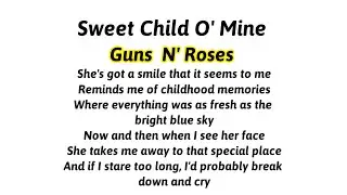 Sweet Child O'Mine - Guns N' Roses