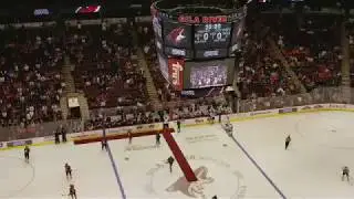 Charles Barkley Ceremonial Puck Drop vs Chicago 2-12-17