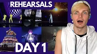 REACT // 1st Rehearsal - Semi 1, Day 1 // ESC 2021
