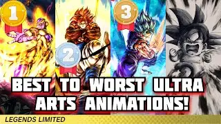 Best To Worst Ultra Arts Animations In Dragon Ball Legends