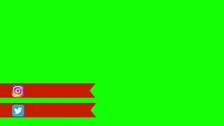 Instagram & Twitter Green Screen Effect