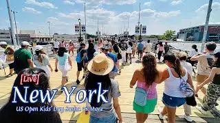 [LIVE]🔥NYC US OPEN🎾 Fan Week Kids’ Day🥳 Alexander Zverev & Karen Khachanoz & more #nyc #usopen #live