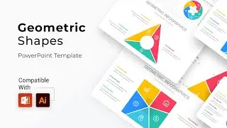 Geometric Shapes PowerPoint Infographics l Google Slides, Keynote
