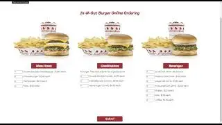 PHP Forms - In N Out Calculator Example