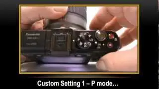 Panasonic - LUMIX G Series - DMC-GX1 - How to Program the Custom Settings Menu.