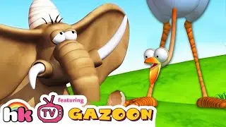 Best of Gazoon: S2 Ep 15 | Ostrich's Egg | Funny Animals Cartoons | HooplaKidz TV