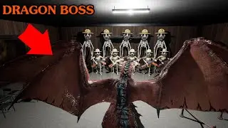 The Skeletal Zookeeper army against the Fire Spiriting Giant Dragon | Zoonomaly 2