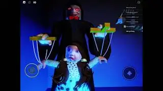 Animatronic walkthrough on Roblox! #spirithalloween #halloweencity  #roblox #viral #animatronics
