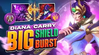 WILD RIFT JUNGLE DIANA BIG BURSTS - Full Gameplay