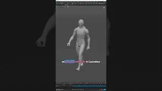 Create In-Place Animation in Cascadeur using a Root Constraint #3danimation #tutorial #gamedev