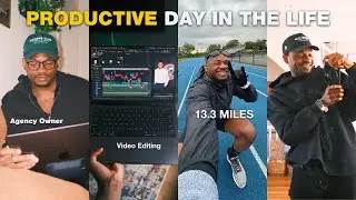 Productive Day in the life (Training for my first Marathon)