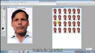 पासपोर्ट फोटो कैसे बनाये how to make passport photo in photoshop #photoshop #passport #foto #viral
