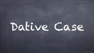 German Dative Case Explained - German 1 WS Explanation - Deutsch lernen