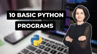 SIMPLE PYTHON PROGRAMS | Class 11 Computer Science | ENGLISH