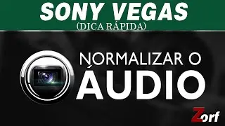 Como normalizar Áudio no Sony Vegas