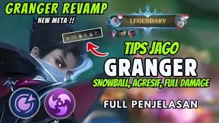 CARA MAIN GRANGER REVAMP SNOWBALL META TERBARU!! BUILD & EMBLEM GRANGER TERSAKIT 2024