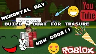 ROBLOX - Novo Código - RARE - New Code Build A Boat For Treasure