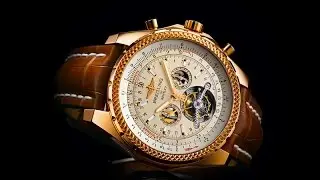 Часы Breitling for Bentley, стильный кожаный браслет Cartier.