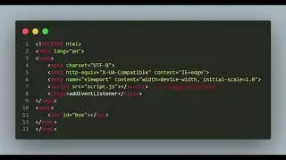 addEventListener JavaScript 