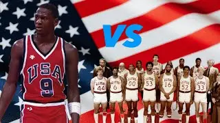 College Michael Jordan USA 1984 Olympics Team VS NBA All Star Select team 8th Scrimmage Highlights