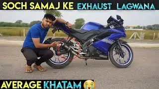 Exhaust Problems With My Yamaha R15 V3 😭