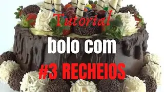 Tutorial bolo com #3 RECHEIOS