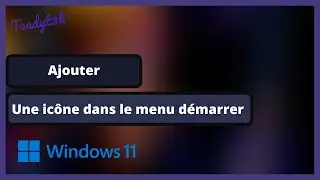 Ajouter une icone dans le menu démarrer