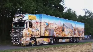 Master Truck Show 2019 with Scania V8, MAN, Mercedes, Renault, DAF, Volvo open pipes sound