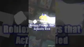 Roblox Players that Actually Died 😞 #shorts