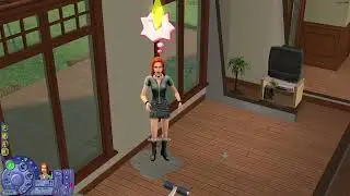 sim pees herself then gets mad when i tell her to clean it up