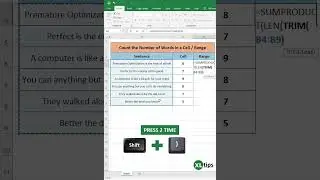 Excel Word Count: How to Count the Number of Words in a Cell/Range for Accurate Data Analysis