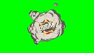 Boom Bang Beating Smoke Green Screen Video | Free Green Screen | No Copyright Green Screen BD