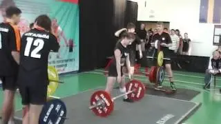 Чемпионат и первенство по пауэрлифтингу ХМАО-Югра 2014 г. г.Когалым Девушки и Женщины (Тяга)