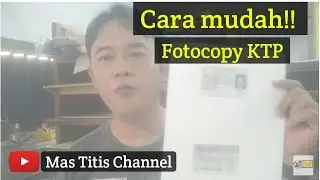 Cara mudah fotocopy KTP bolak balik atas bawah sejajar satu sisi Canon IR5000