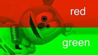 Learn CHRISTMAS Colors RED And GREEN With Gummibär * The Gummy Bear Song * Colors For Kids