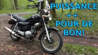 YBR 125: Puissance augmentée (vraiment cette fois)